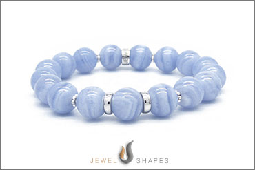 Natural Blue Lace Agate Jewelry