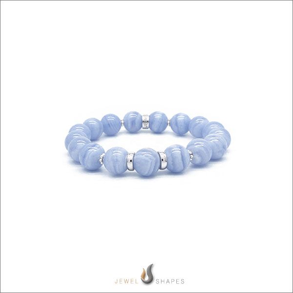 Stone_Beaded_Bracelets_With_Blue_Lace_Agate_At_ Jewel_Shapes