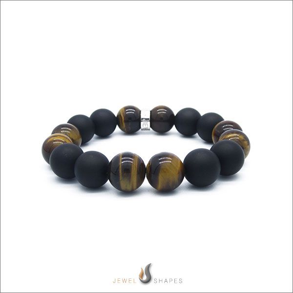 Mixed Yellow Tiger Eye Beaded Bracelets