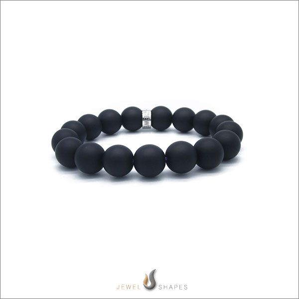 10MM_Matte_Onyx_Stone_Bead_Bracelets_At_Jewel_Shapes