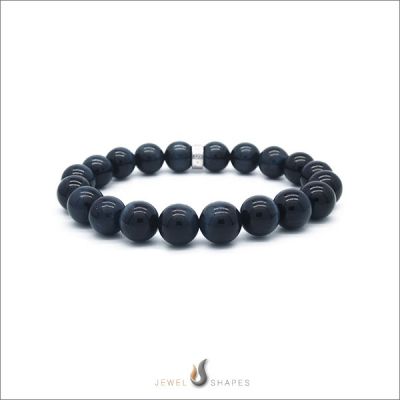 Blue Tiger Eye Beaded Bracelet