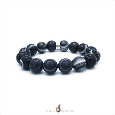 Eye Agate Beaded Bracelet