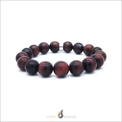 Red Tiger Eye Beaded Bracelet