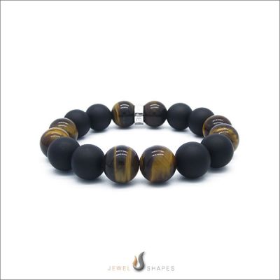 Mixed Yellow Tiger Eye Beaded Bracelets