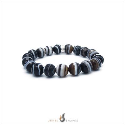 Beaded Agate Bracelet