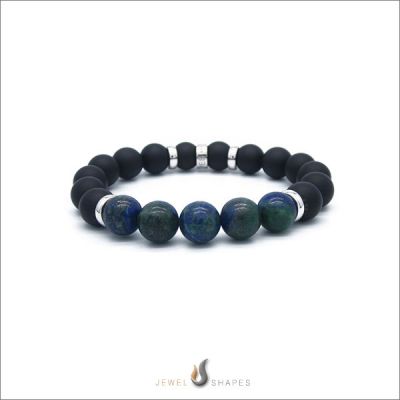 Mixed Azurite Beaded Bracelet