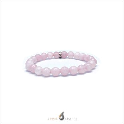 Rose Quartz Beaded Bracelet